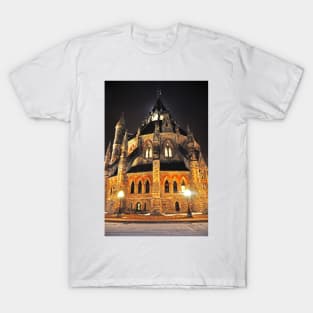 A Chilly Night Outside The Canadian Parliamentary Library T-Shirt